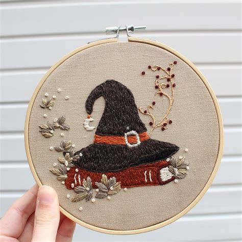Exclusive Mum Witch Embroidery Patterns for Halloween